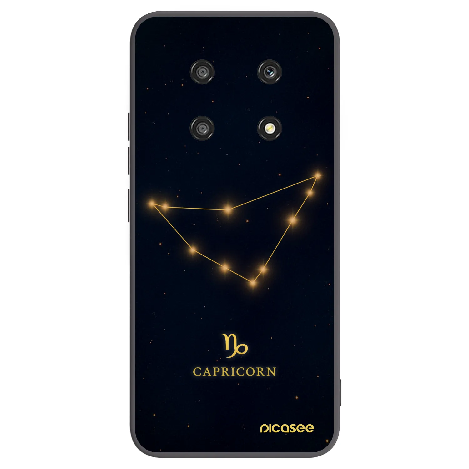 Picasee silikónový čierny obal pre Honor Magic4 Lite 5G - CAPRICORN