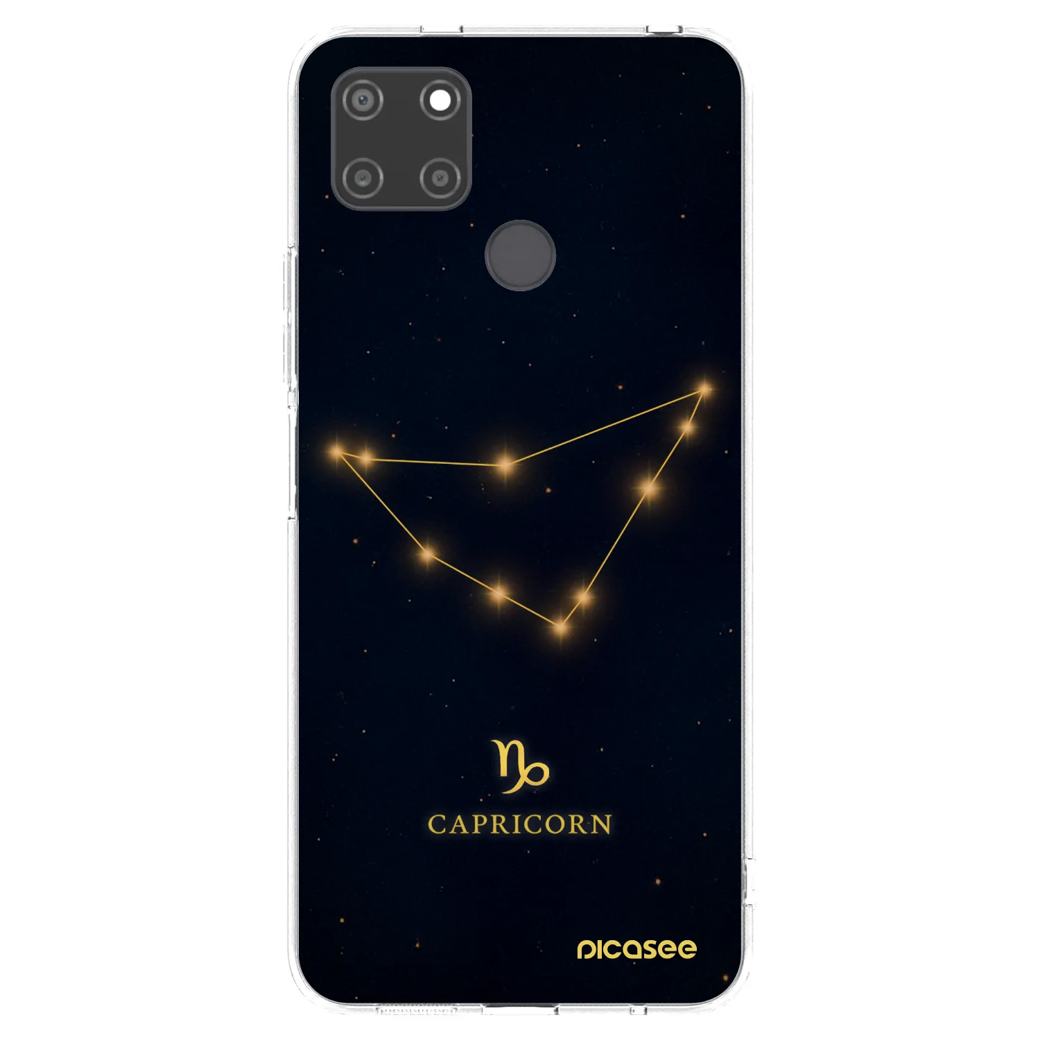 Picasee silikónový prehľadný obal pre Realme C21Y - CAPRICORN