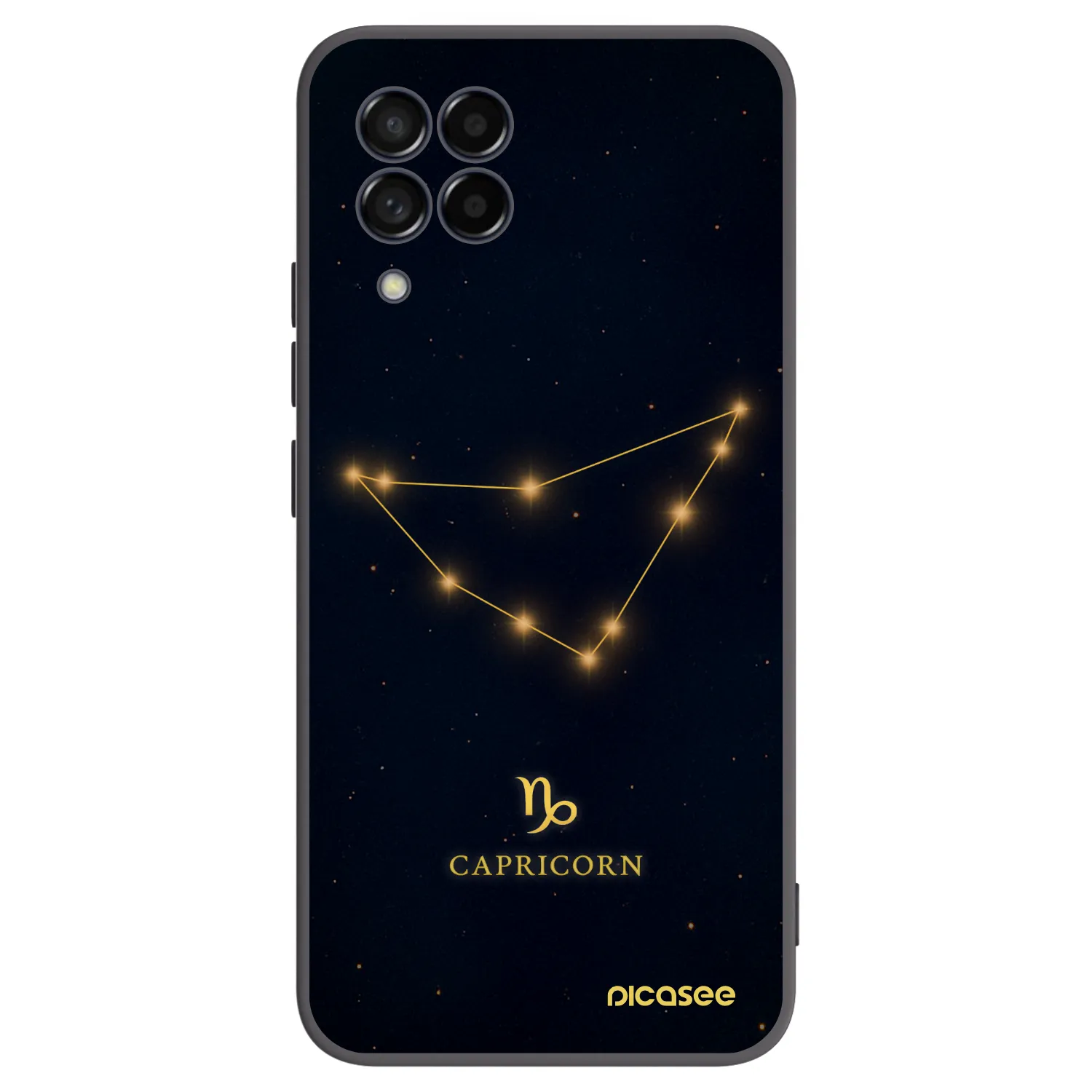 Picasee silikónový čierny obal pre Samsung Galaxy M53 5G - CAPRICORN