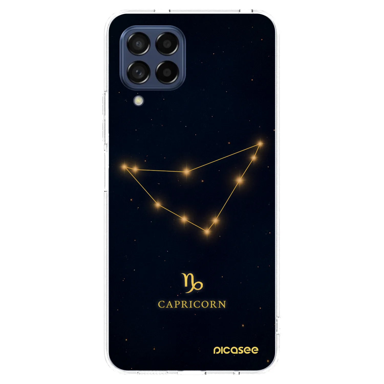 Picasee silikónový prehľadný obal pre Samsung Galaxy M53 5G - CAPRICORN