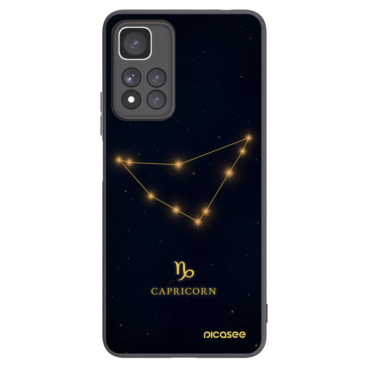Picasee silikónový čierny obal pre Xiaomi Redmi Note 11 Pro+ 5G - CAPRICORN