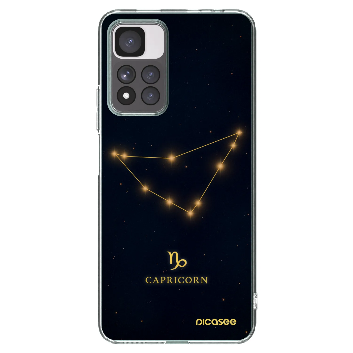 Picasee silikónový prehľadný obal pre Xiaomi Redmi Note 11 Pro+ 5G - CAPRICORN