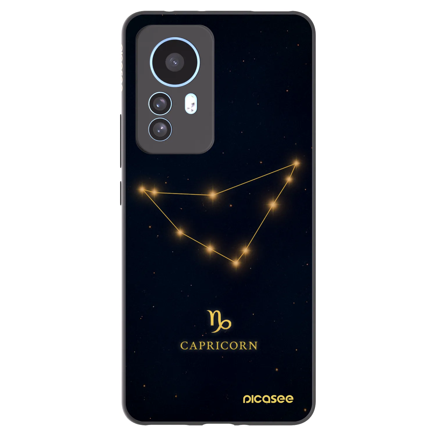 Picasee silikónový čierny obal pre Xiaomi 12T Pro - CAPRICORN