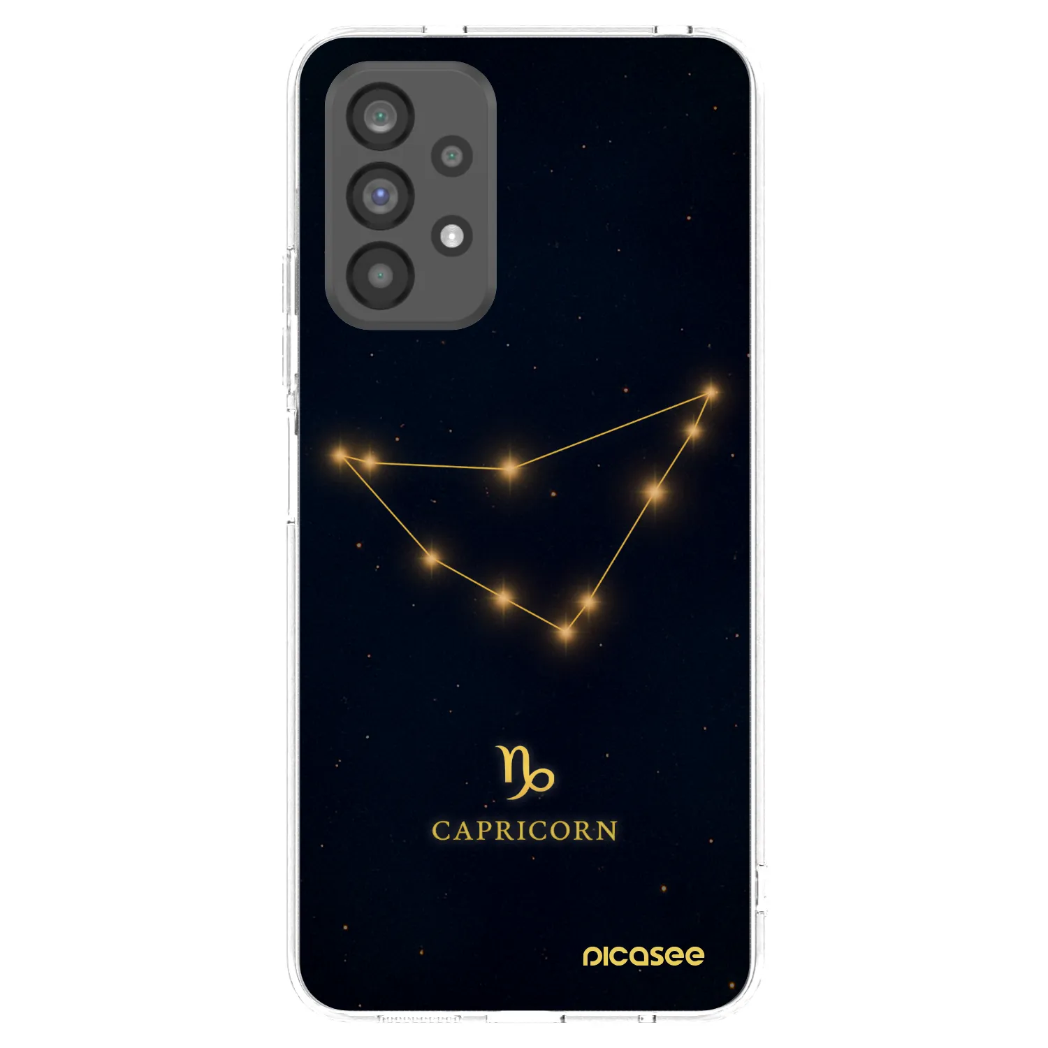Picasee silikónový prehľadný obal pre Samsung Galaxy A73 5G - CAPRICORN