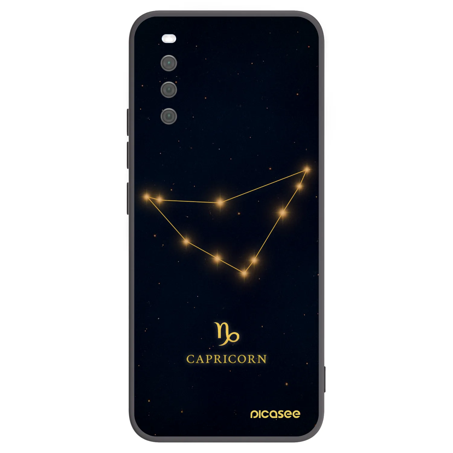 Picasee silikónový čierny obal pre Sony Xperia 10 III - CAPRICORN