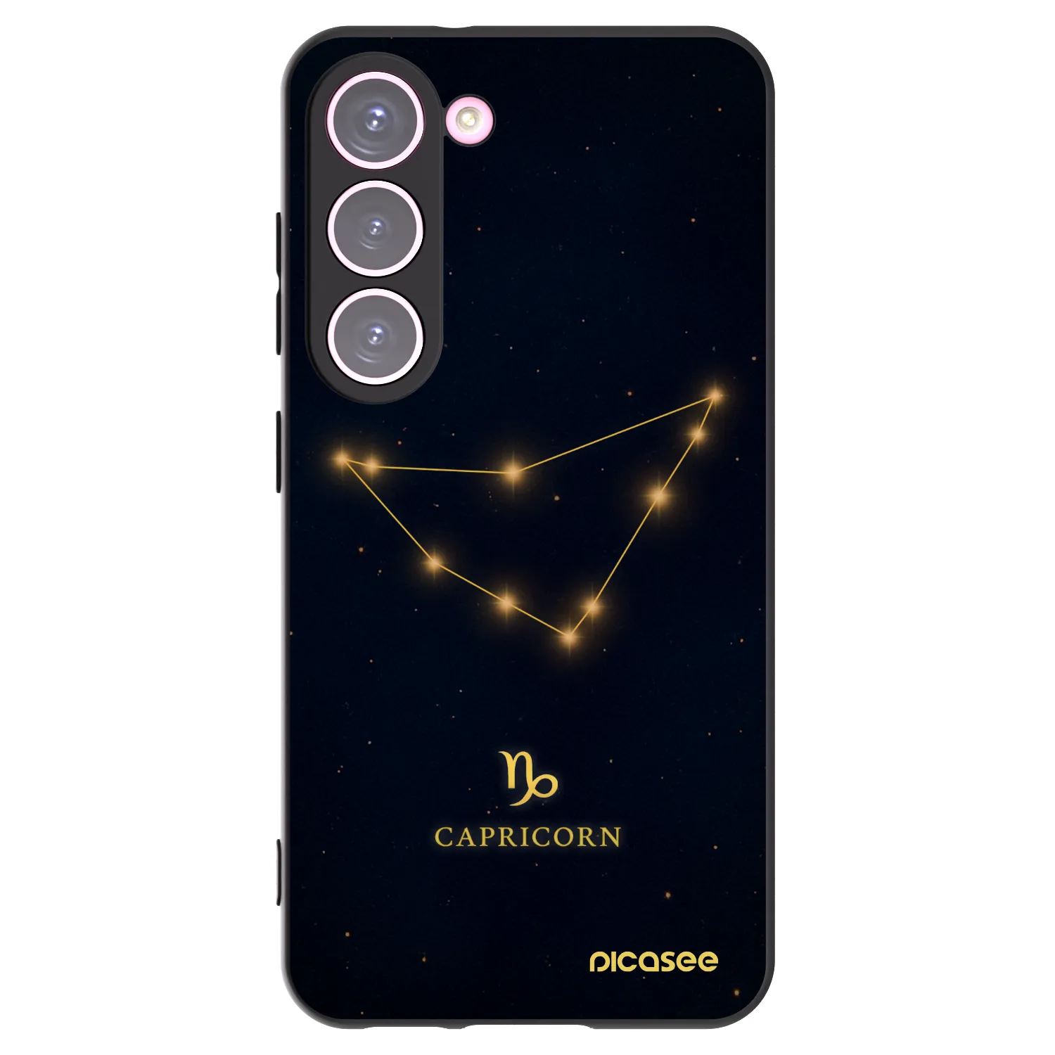 Silikónový čierny obal pre Samsung Galaxy S23 5G - CAPRICORN
