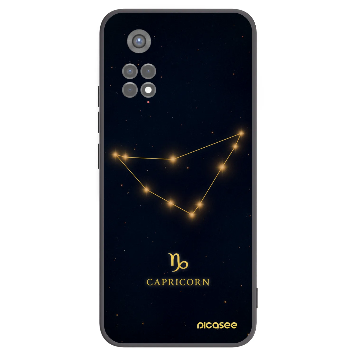 Picasee silikónový čierny obal pre Xiaomi Redmi Note 11S 5G - CAPRICORN