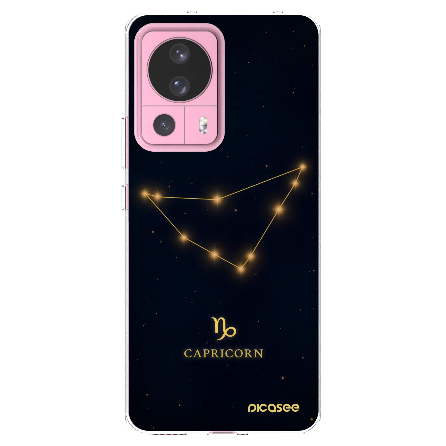 Picasee silikónový prehľadný obal pre Xiaomi 13 Lite - CAPRICORN