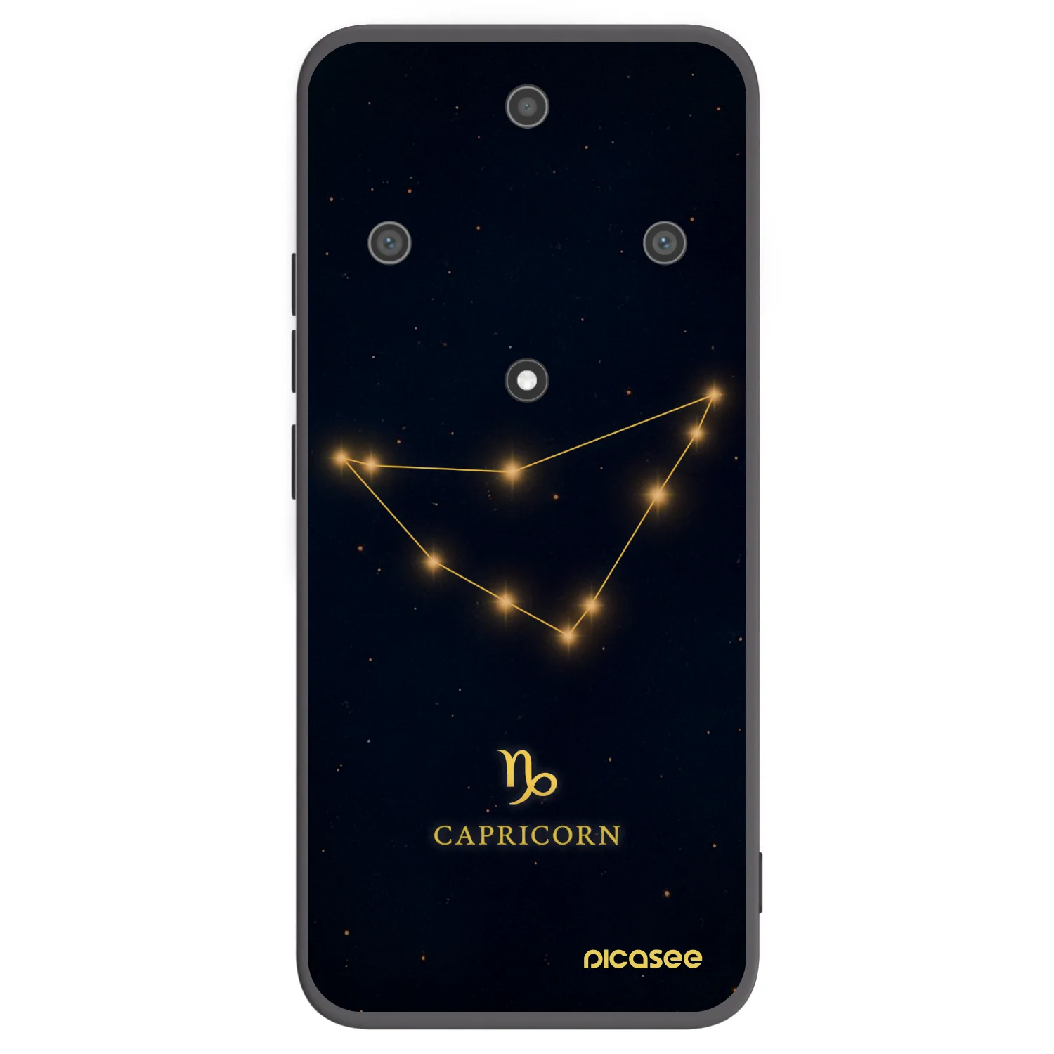 Picasee silikónový čierny obal pre Honor Magic5 Lite 5G - CAPRICORN