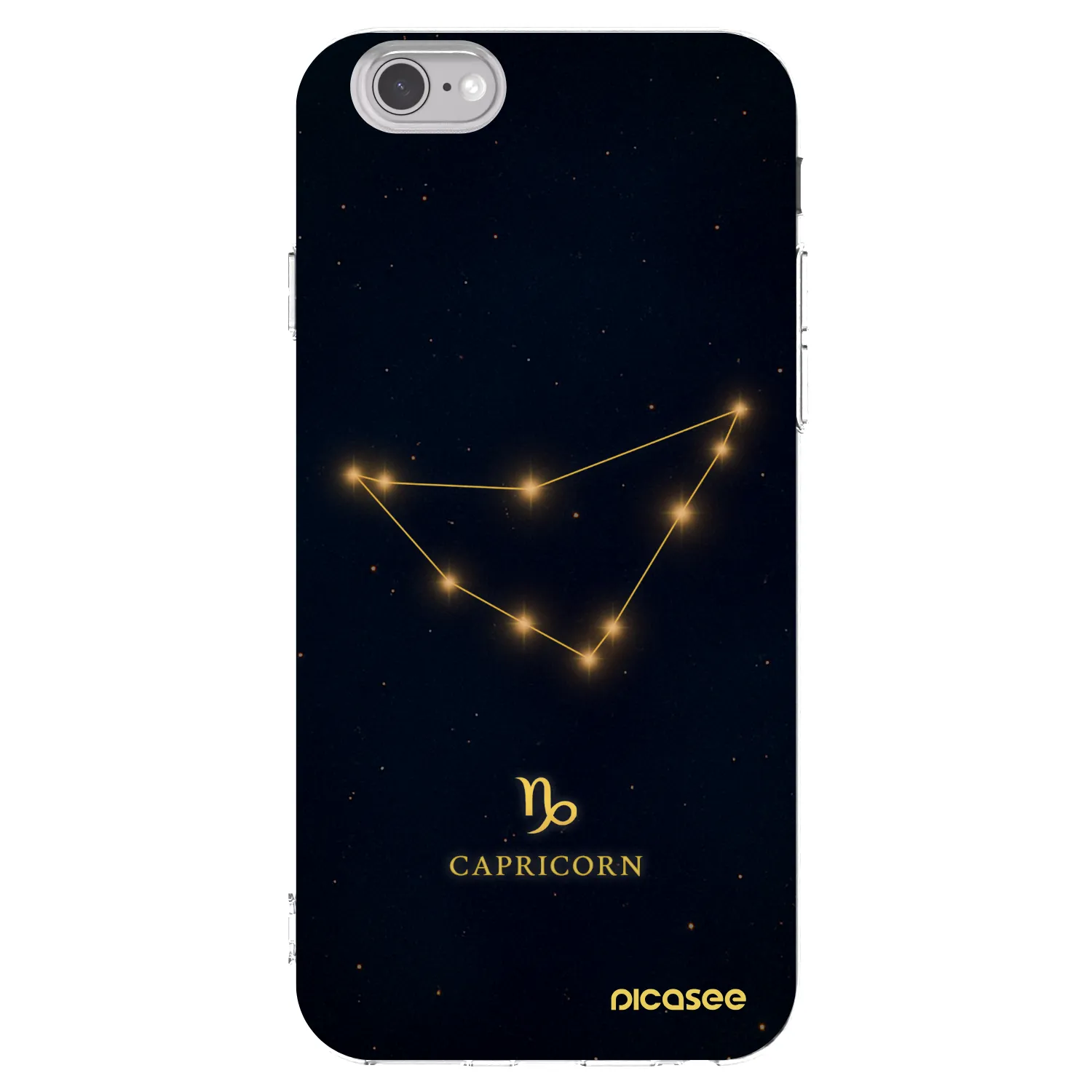 Picasee silikónový prehľadný obal pre Apple iPhone 6/6S - CAPRICORN
