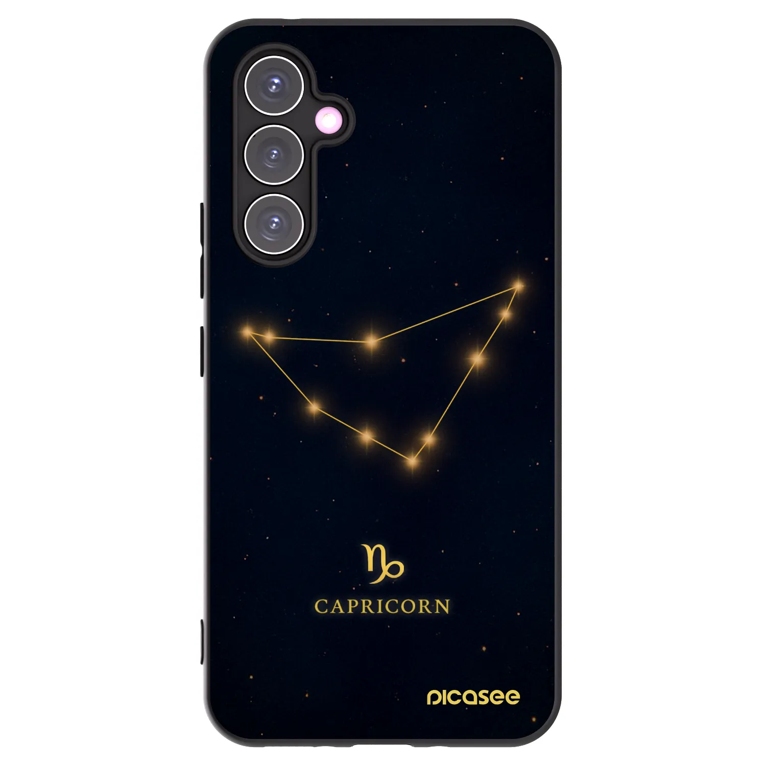 Picasee silikónový čierny obal pre Samsung Galaxy A54 5G A546B - CAPRICORN