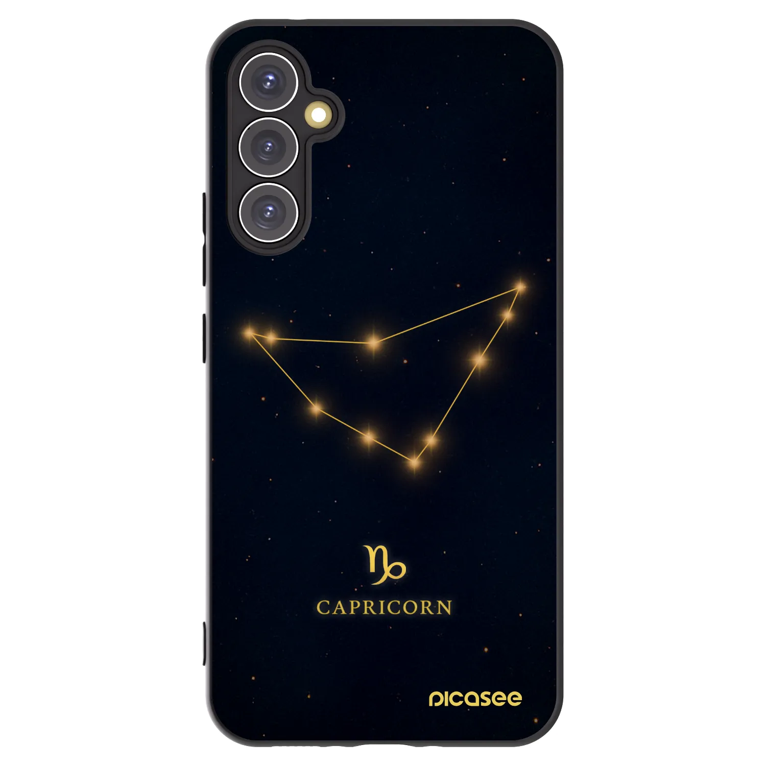 Picasee silikónový čierny obal pre Samsung Galaxy A34 5G A346B - CAPRICORN