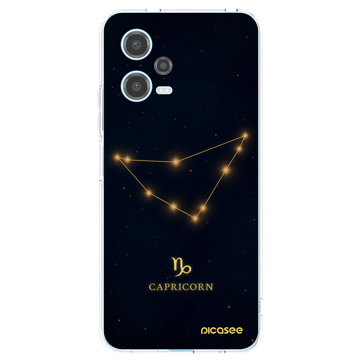 Picasee silikónový prehľadný obal pre Xiaomi Redmi Note 12 5G - CAPRICORN