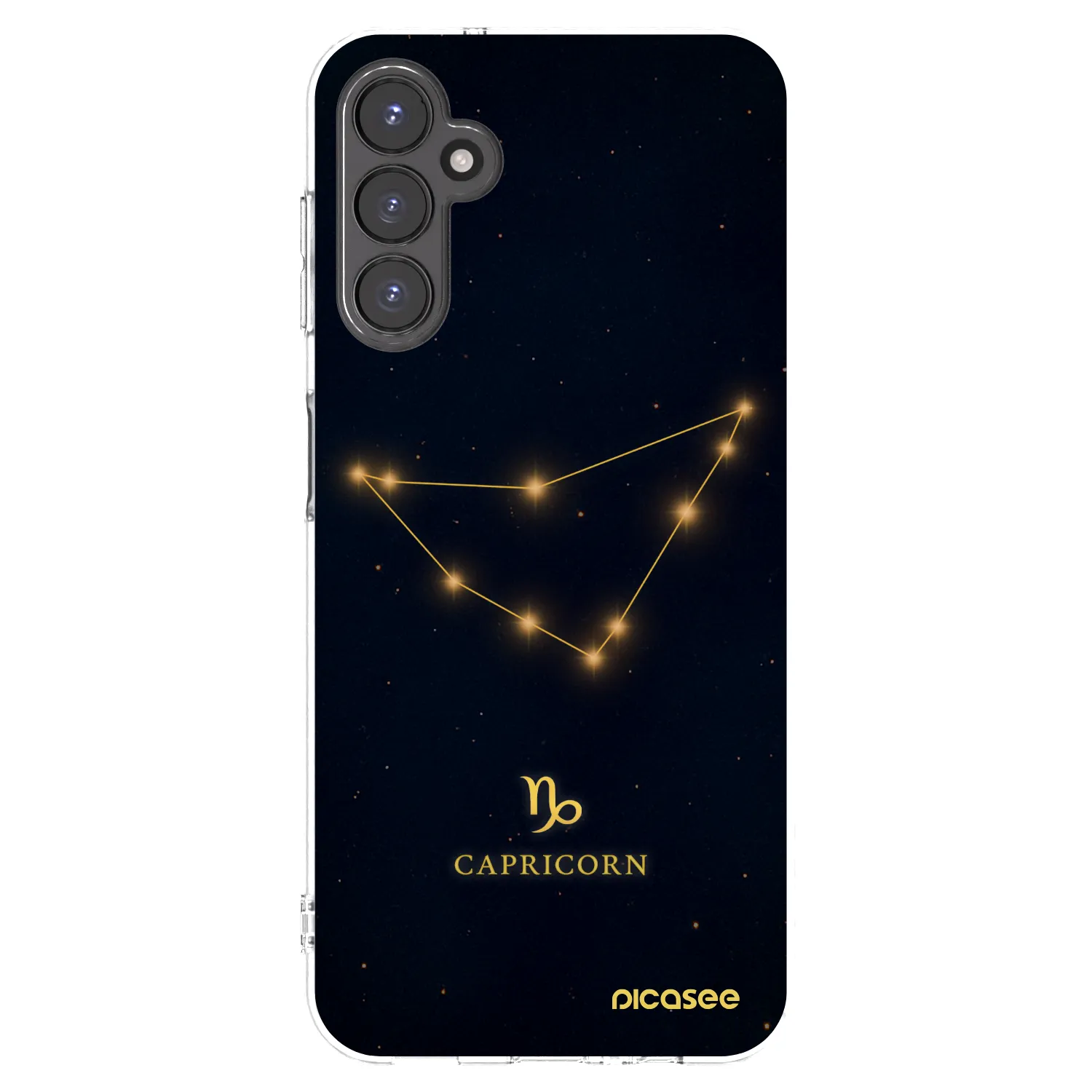 Picasee silikónový prehľadný obal pre Samsung Galaxy A14 4G A145R - CAPRICORN
