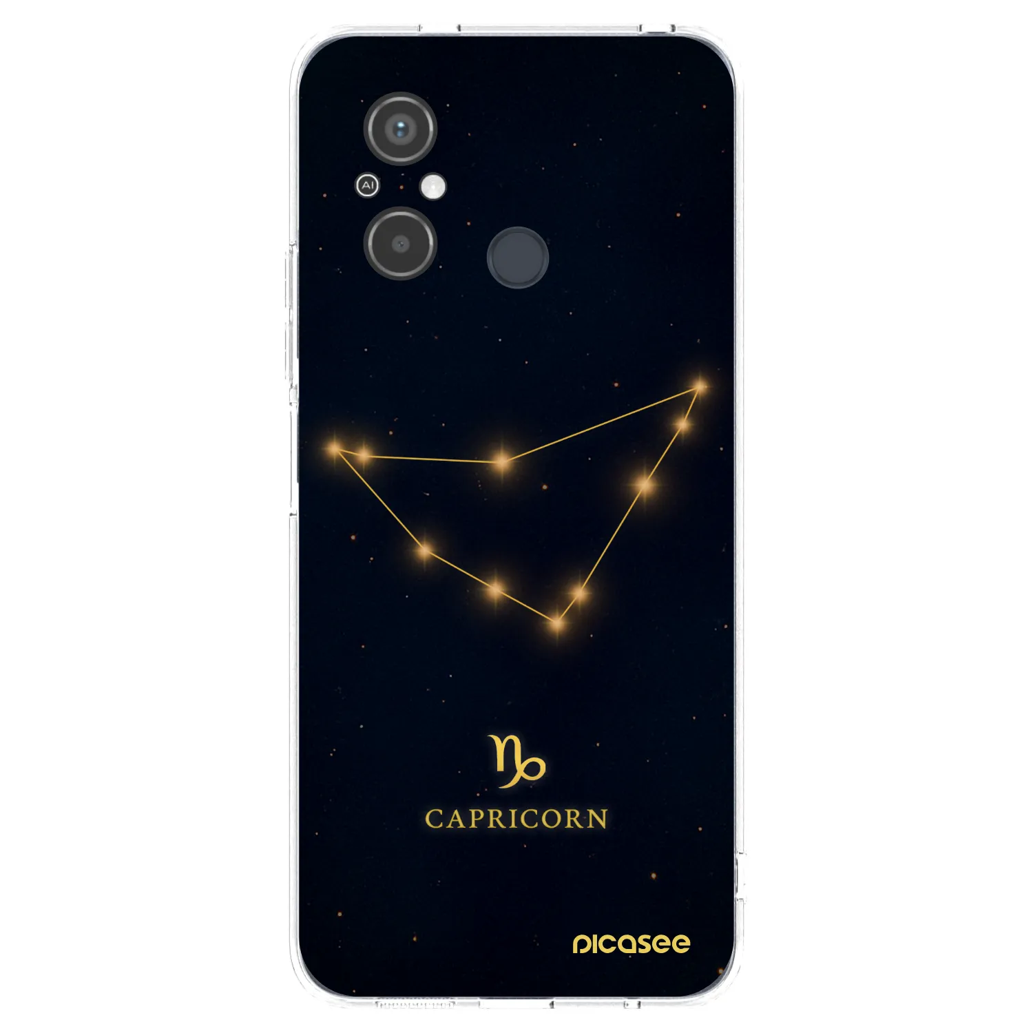 Picasee silikónový prehľadný obal pre Xiaomi Redmi 12C - CAPRICORN