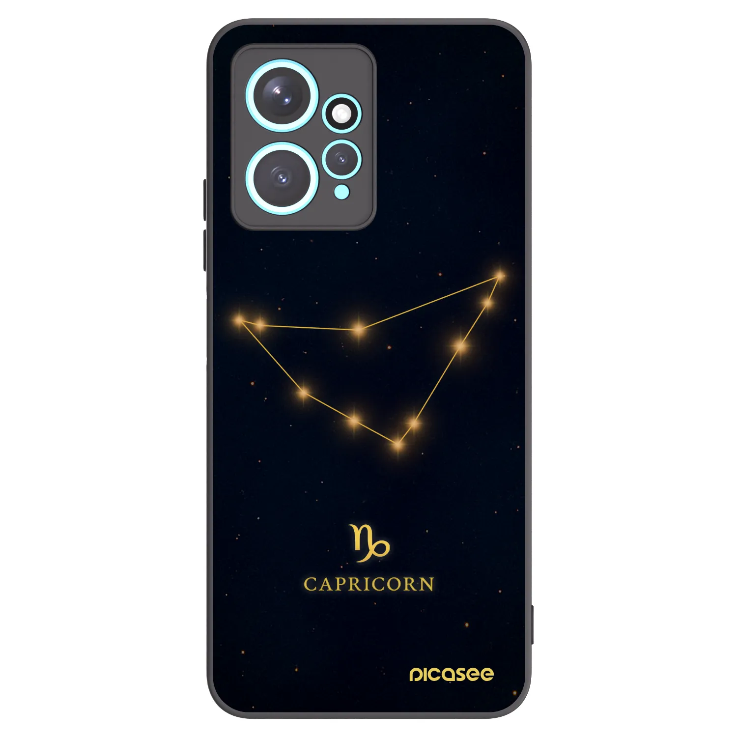 Picasee silikónový čierny obal pre Xiaomi Redmi Note 12 4G - CAPRICORN