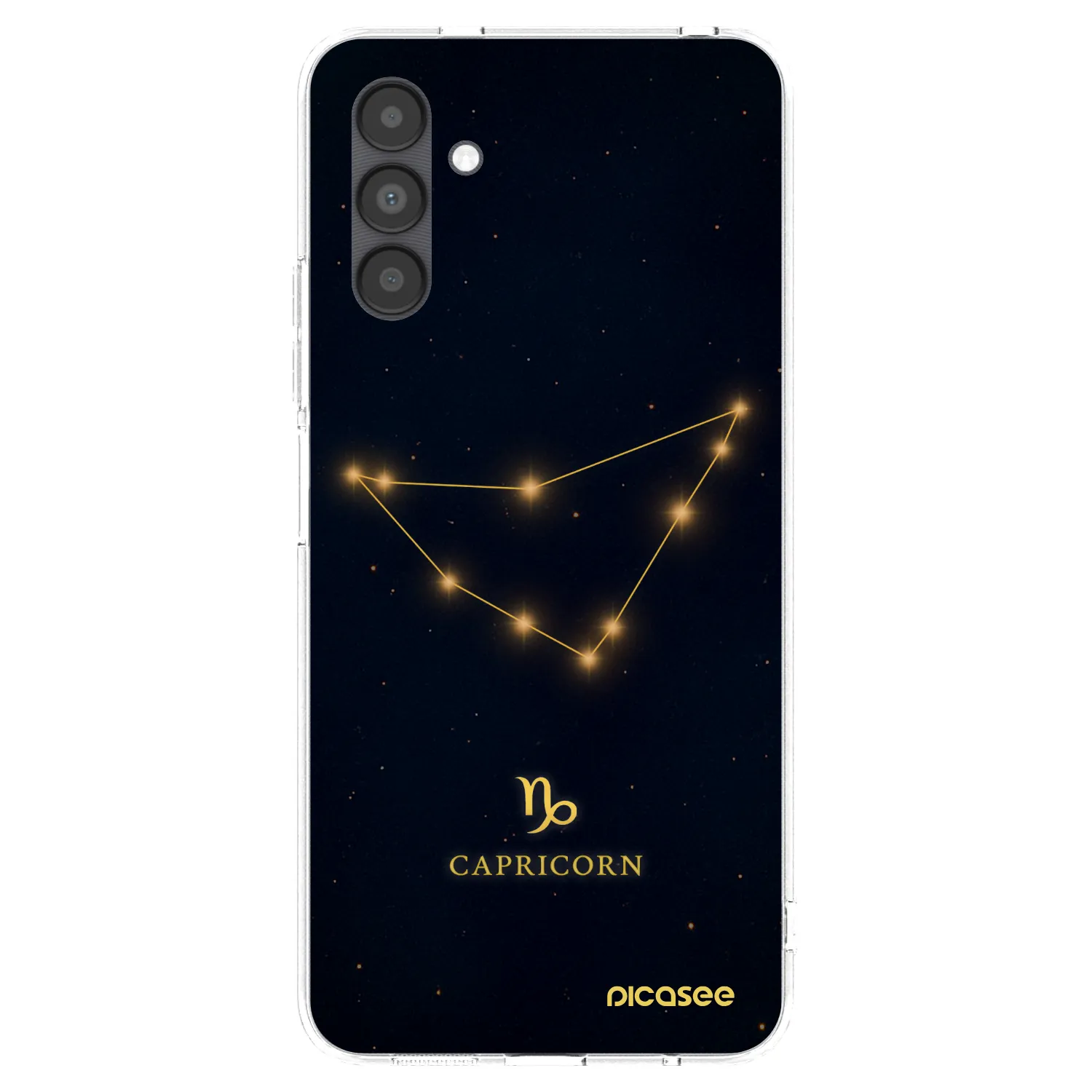 Picasee silikónový prehľadný obal pre Samsung Galaxy A04s A047F - CAPRICORN
