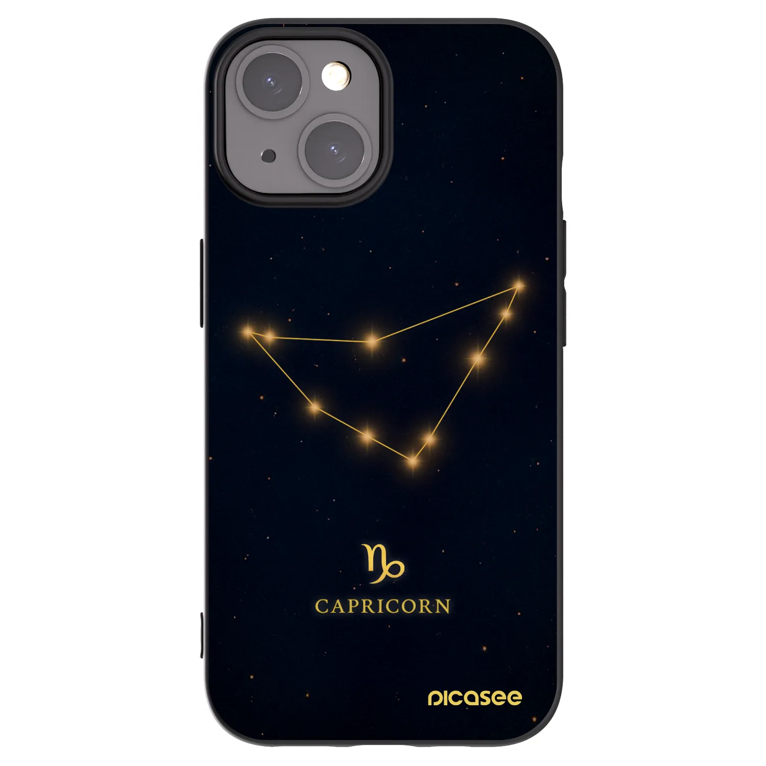 Silikónový čierny obal pre Apple iPhone 15 - CAPRICORN