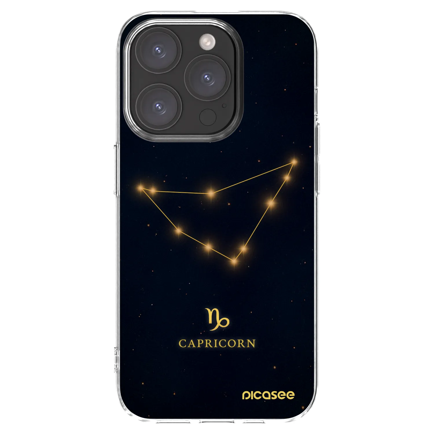 Silikónový prehľadný obal pre Apple iPhone 15 Pro - CAPRICORN