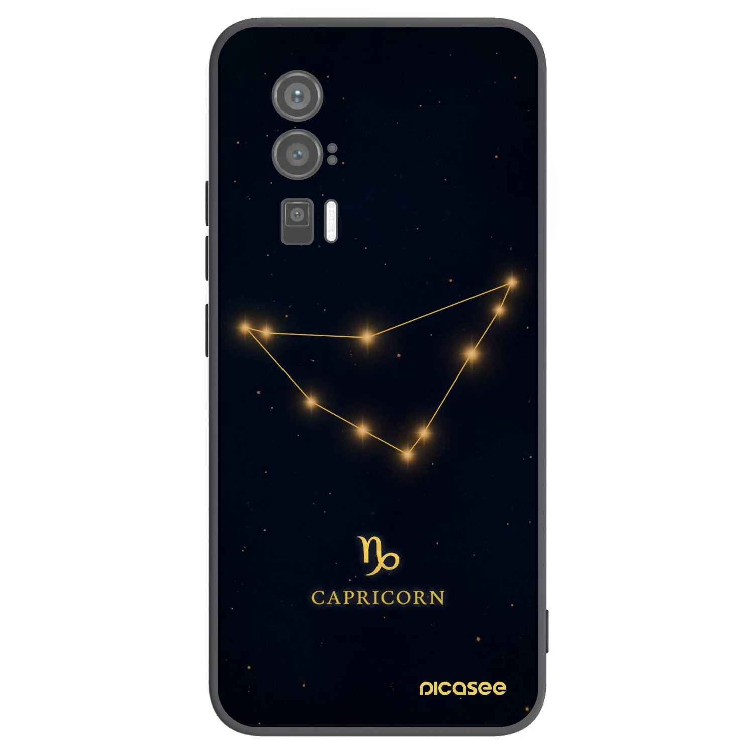 Picasee silikónový čierny obal pre Xiaomi Poco F5 Pro 5G - CAPRICORN