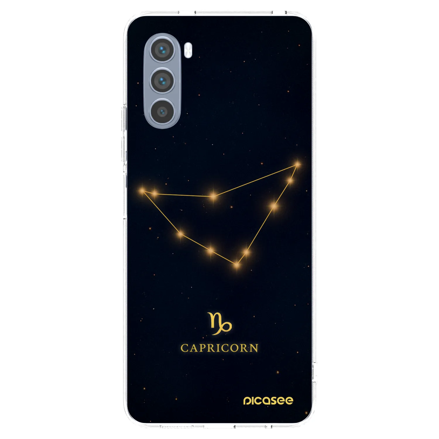 Silikónový prehľadný obal pre Motorola Moto G62 - CAPRICORN