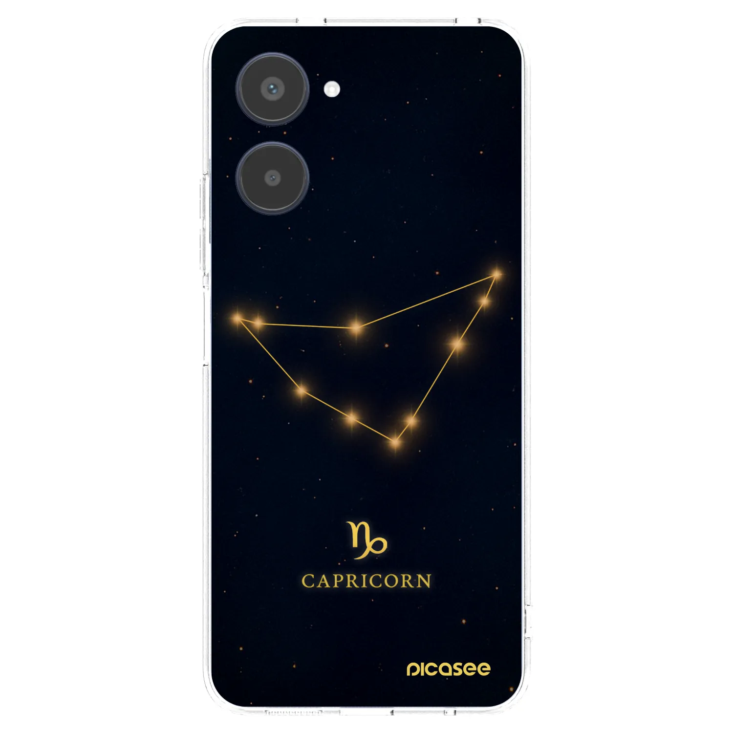 Picasee silikónový prehľadný obal pre Realme 10 4G - CAPRICORN