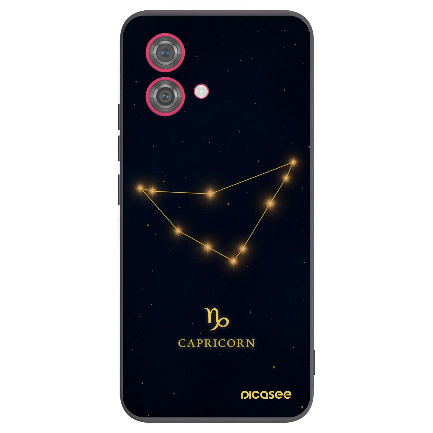 Silikónový čierny obal pre Motorola Moto G84 5G - CAPRICORN