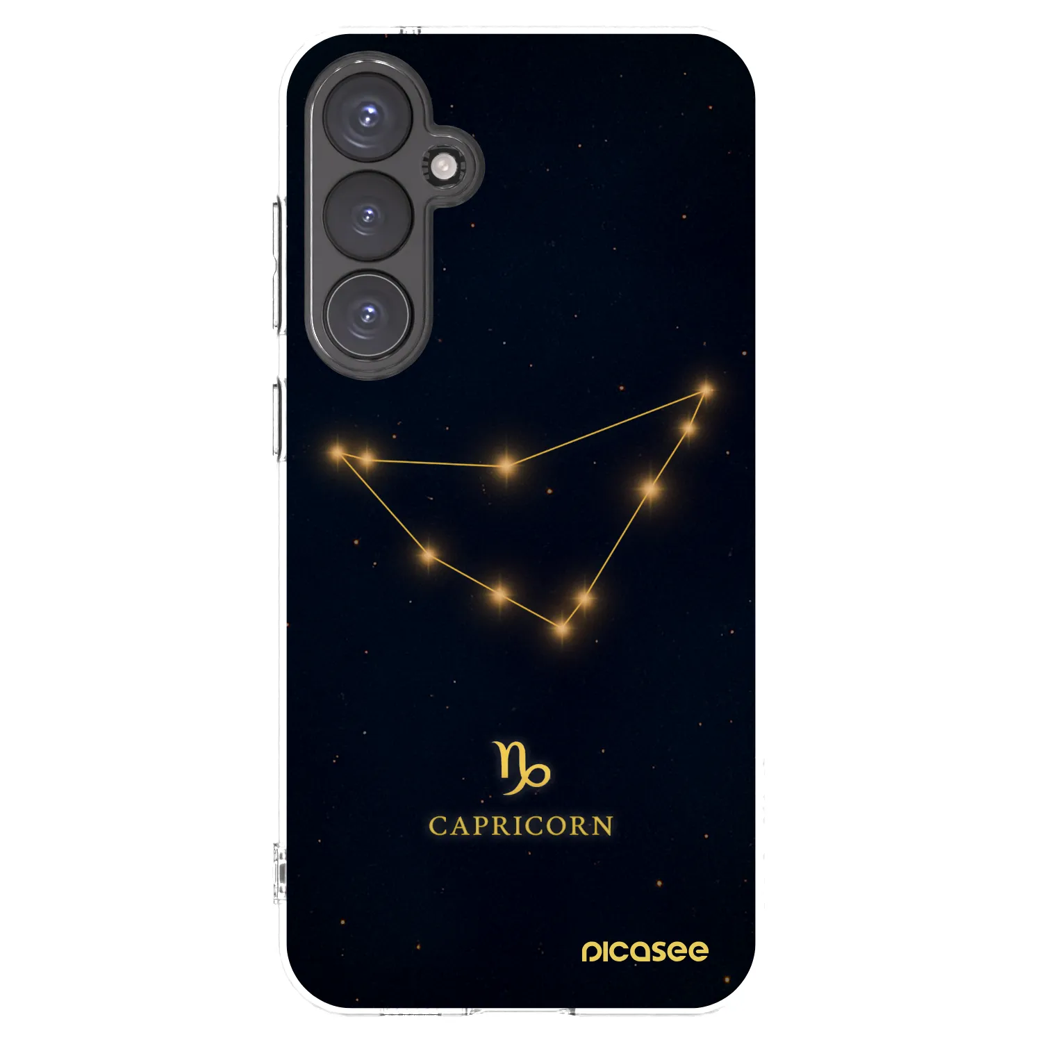 Picasee silikónový prehľadný obal pre Samsung Galaxy S23 FE S711B - CAPRICORN