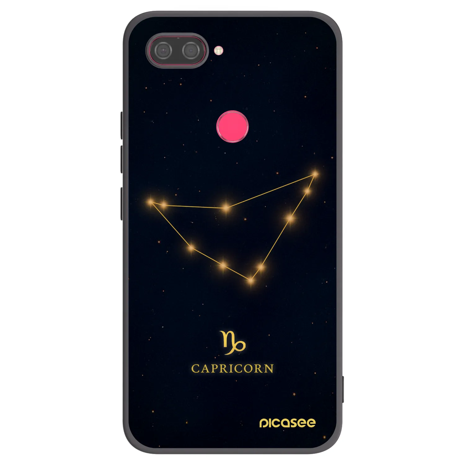 Picasee silikónový čierny obal pre Xiaomi Mi 8 Lite - CAPRICORN