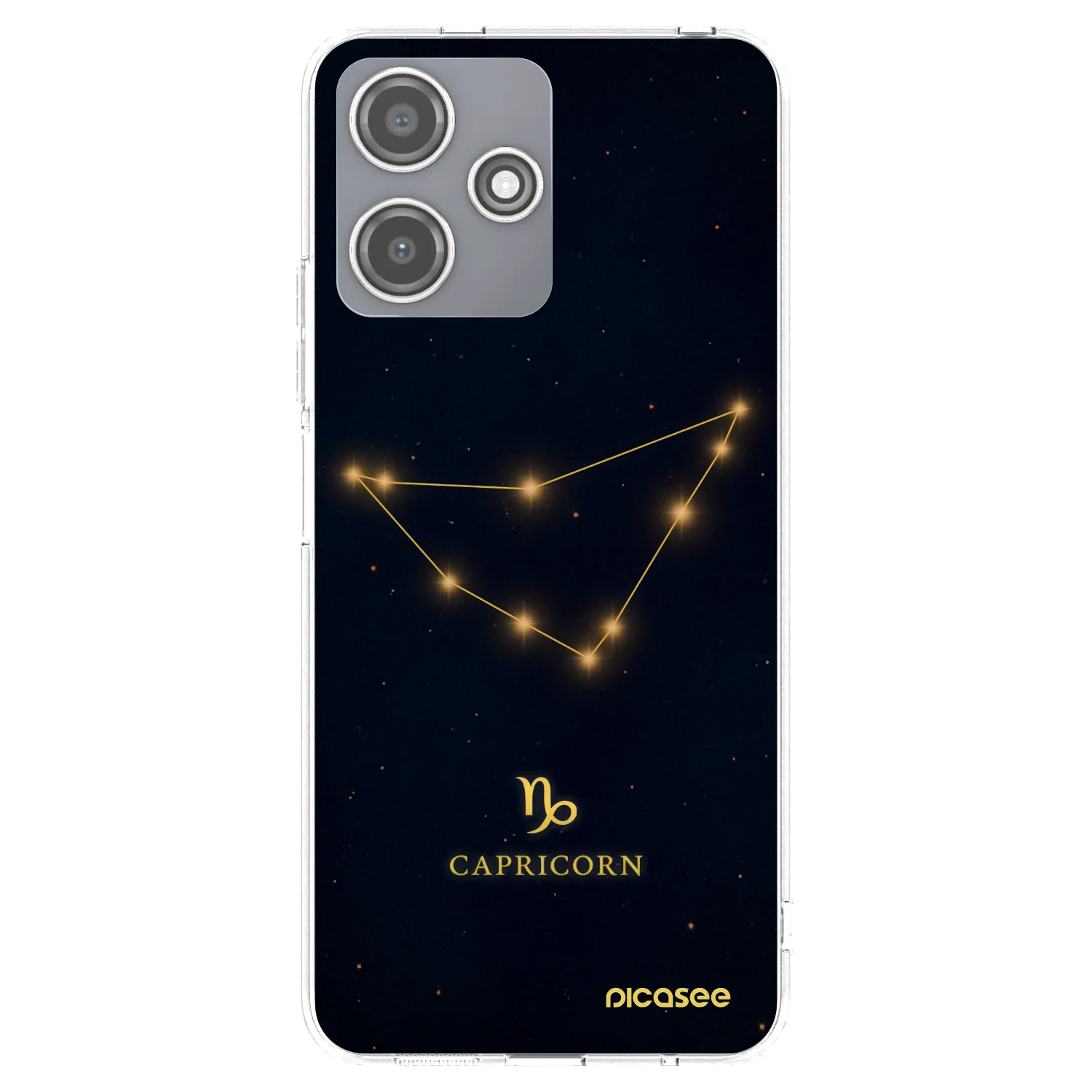 Picasee silikónový prehľadný obal pre Xiaomi Redmi 12 5G - CAPRICORN