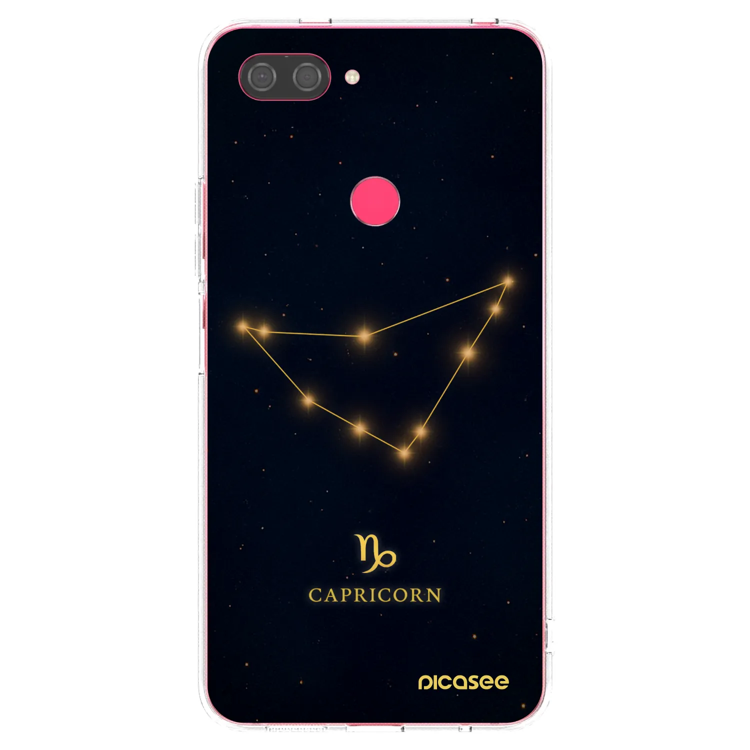 Picasee silikónový prehľadný obal pre Xiaomi Mi 8 Lite - CAPRICORN