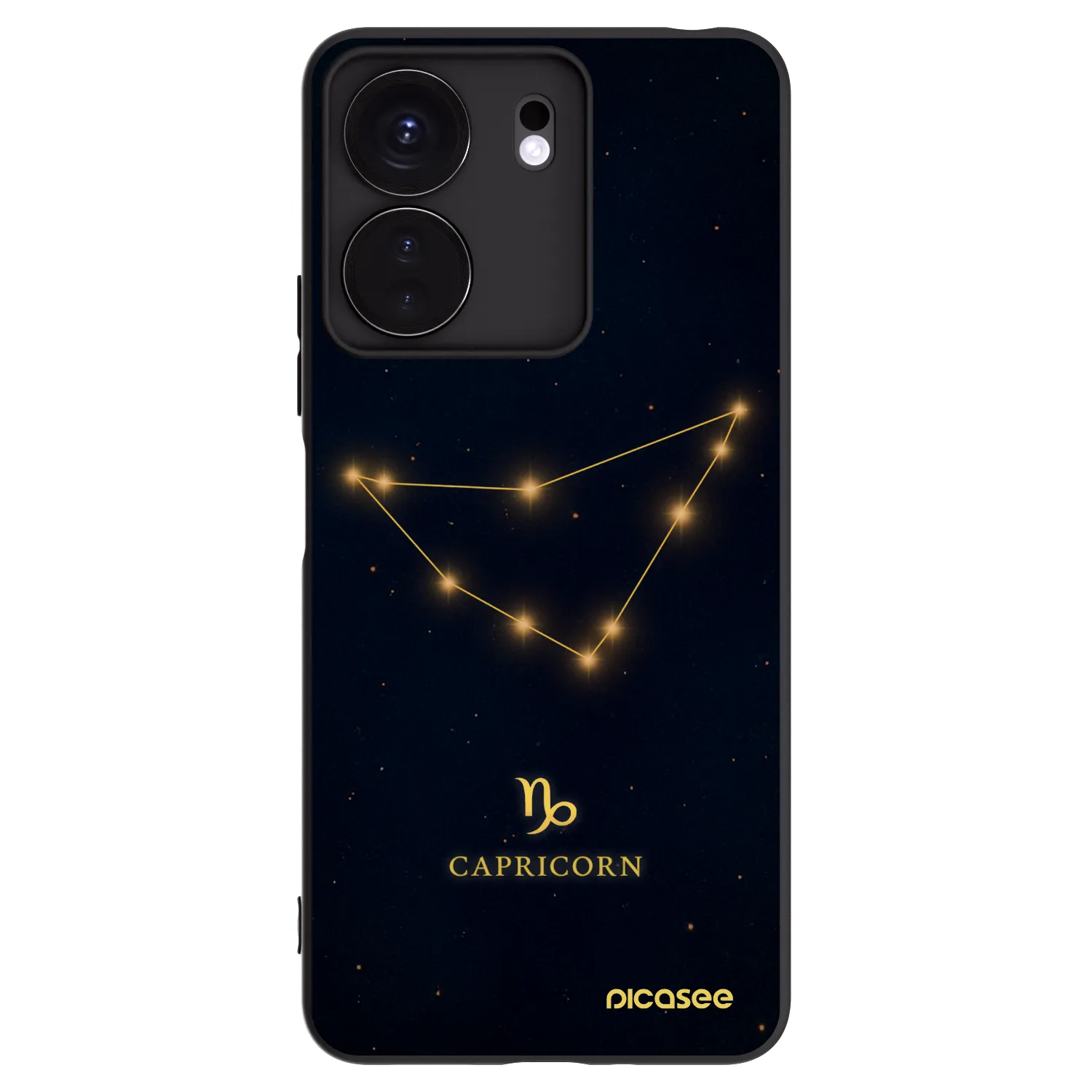 Silikónový čierny obal pre Xiaomi Redmi 13C 4G - CAPRICORN