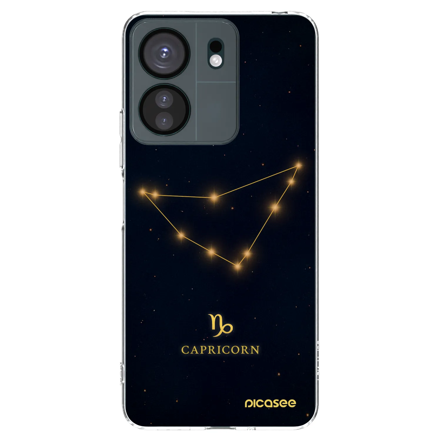 Picasee silikónový prehľadný obal pre Xiaomi Redmi 13C 4G - CAPRICORN