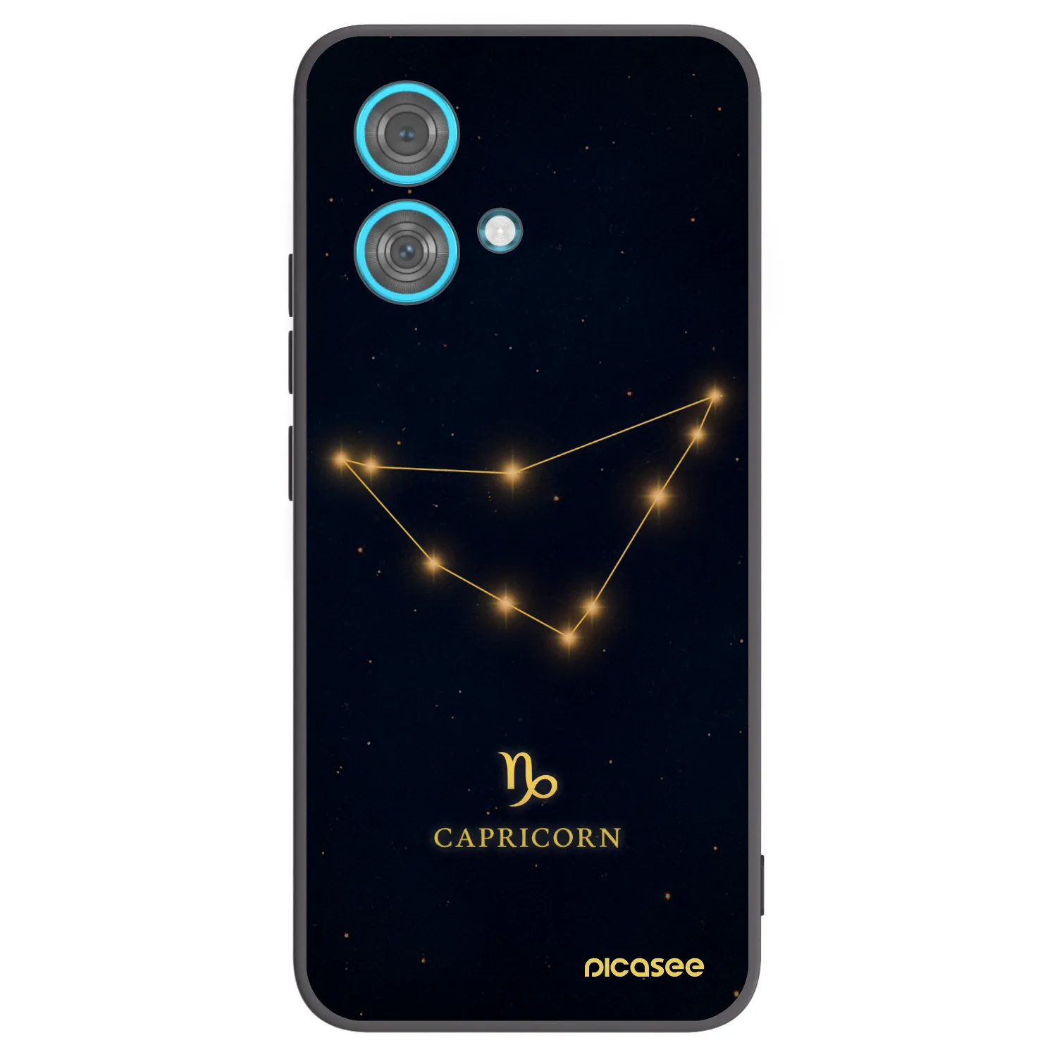 Picasee silikónový čierny obal pre Motorola Edge 40 Neo - CAPRICORN