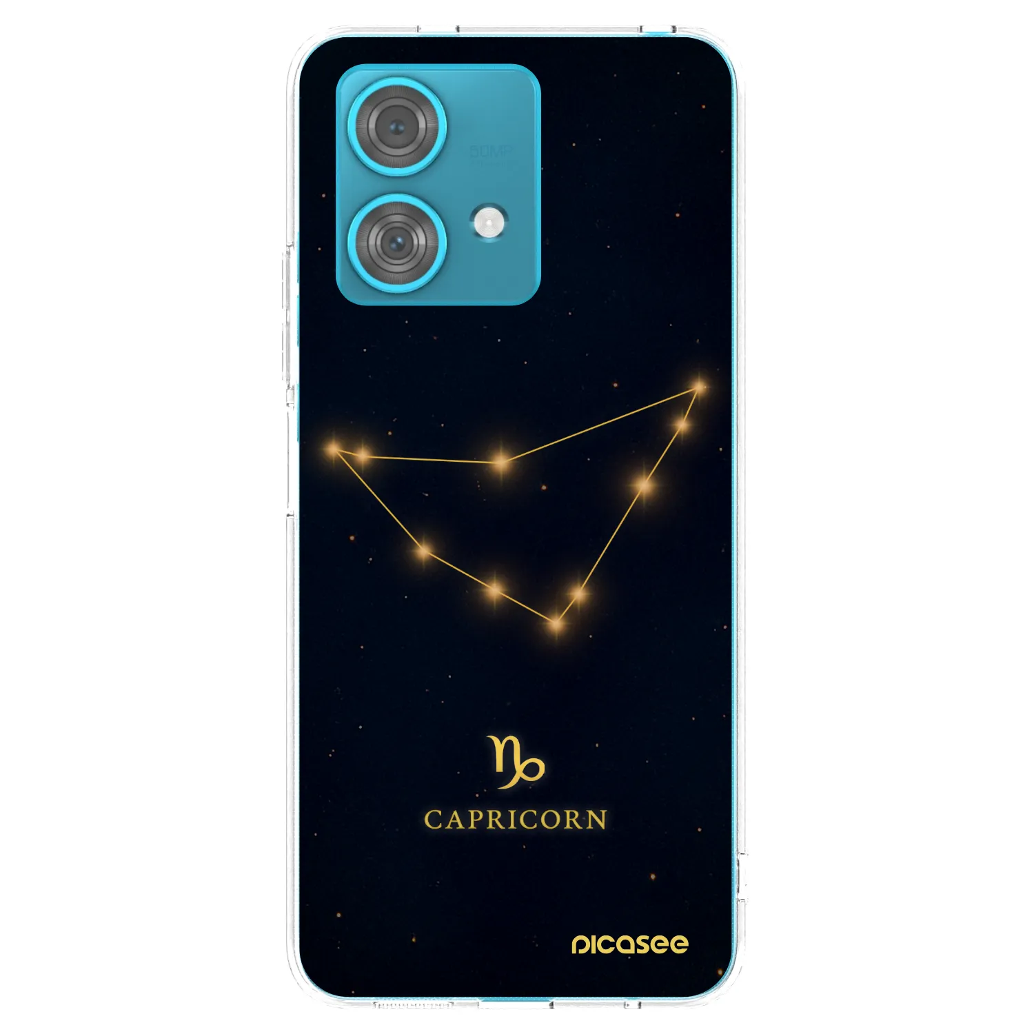 Picasee silikónový prehľadný obal pre Motorola Edge 40 Neo - CAPRICORN