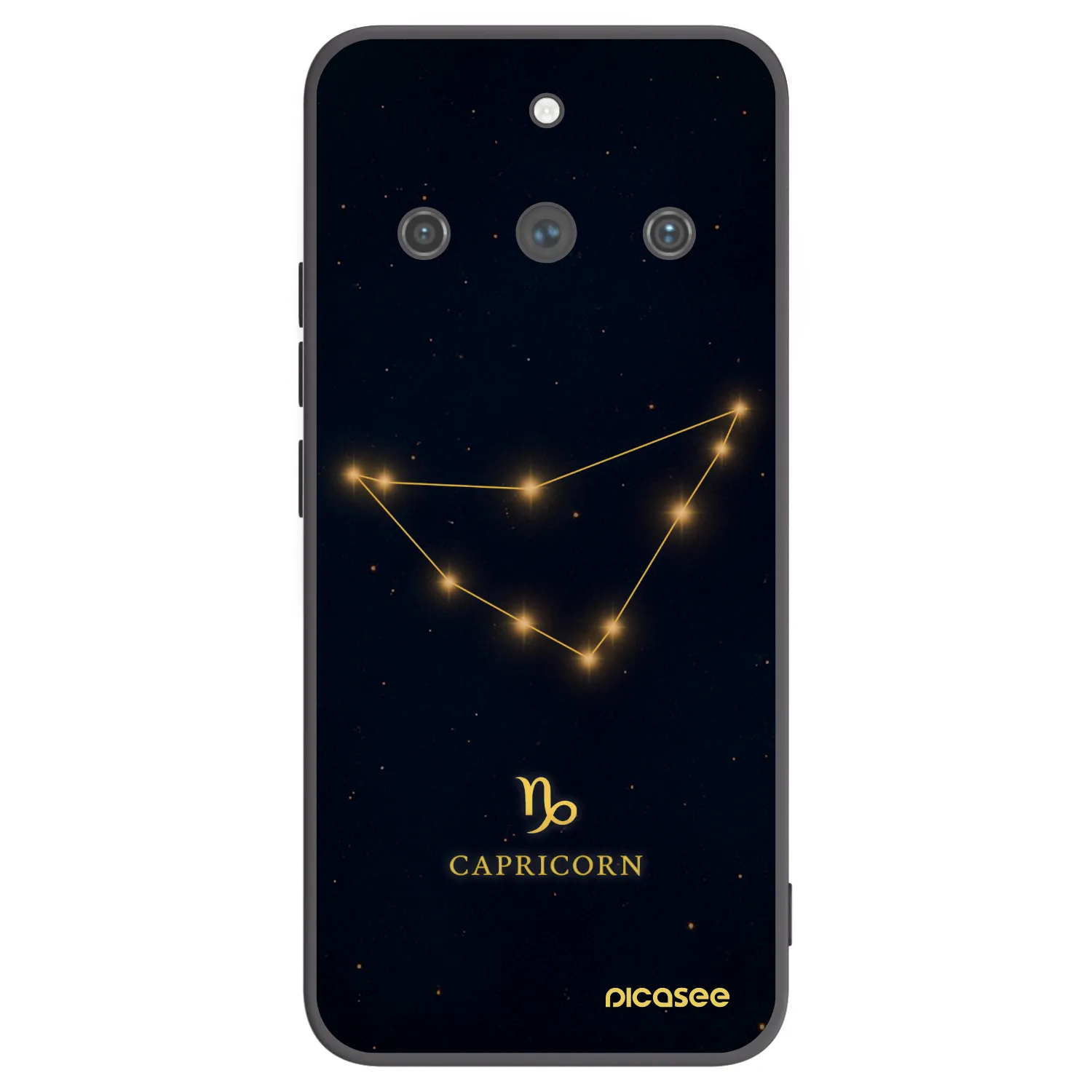 Picasee silikónový čierny obal pre Realme 11 Pro+ - CAPRICORN