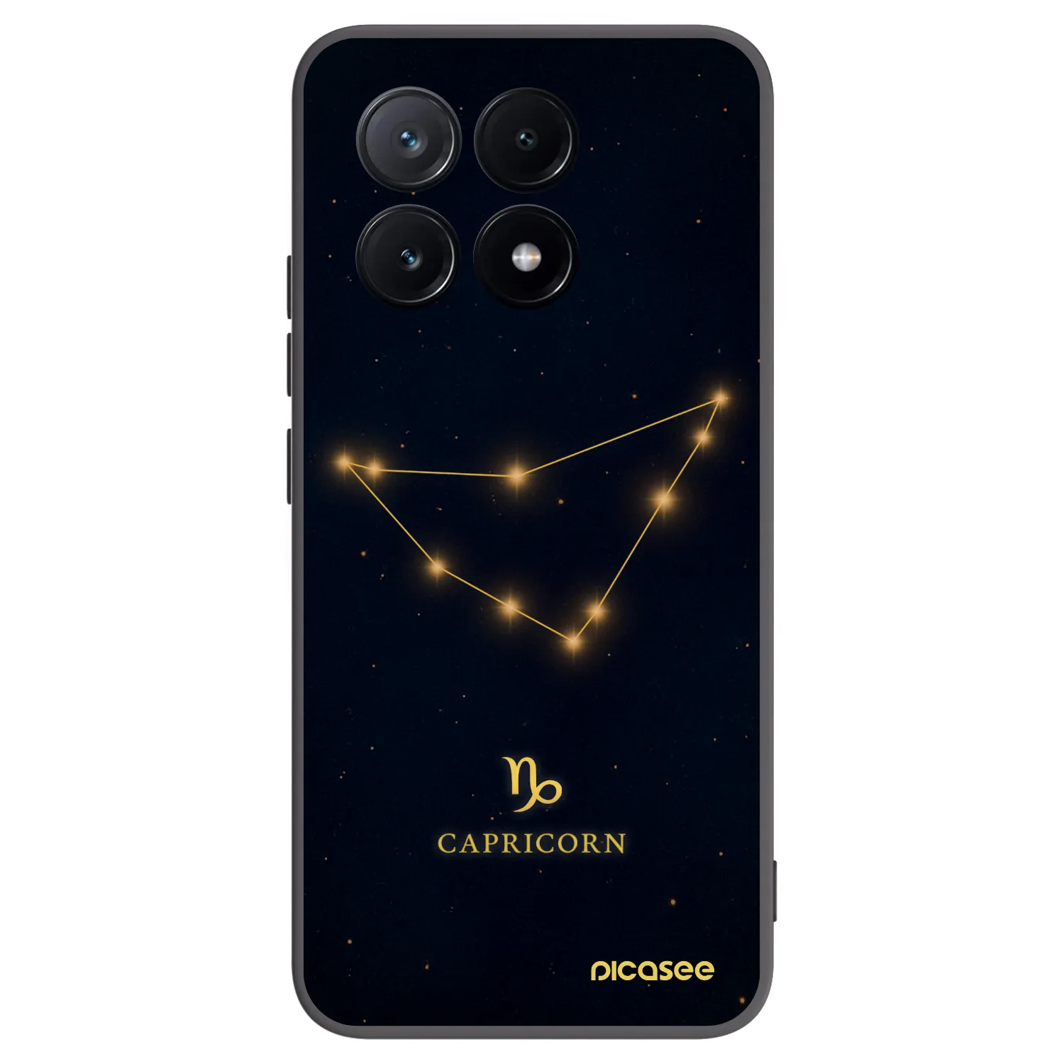 Picasee silikónový čierny obal pre Xiaomi Poco X6 Pro - CAPRICORN