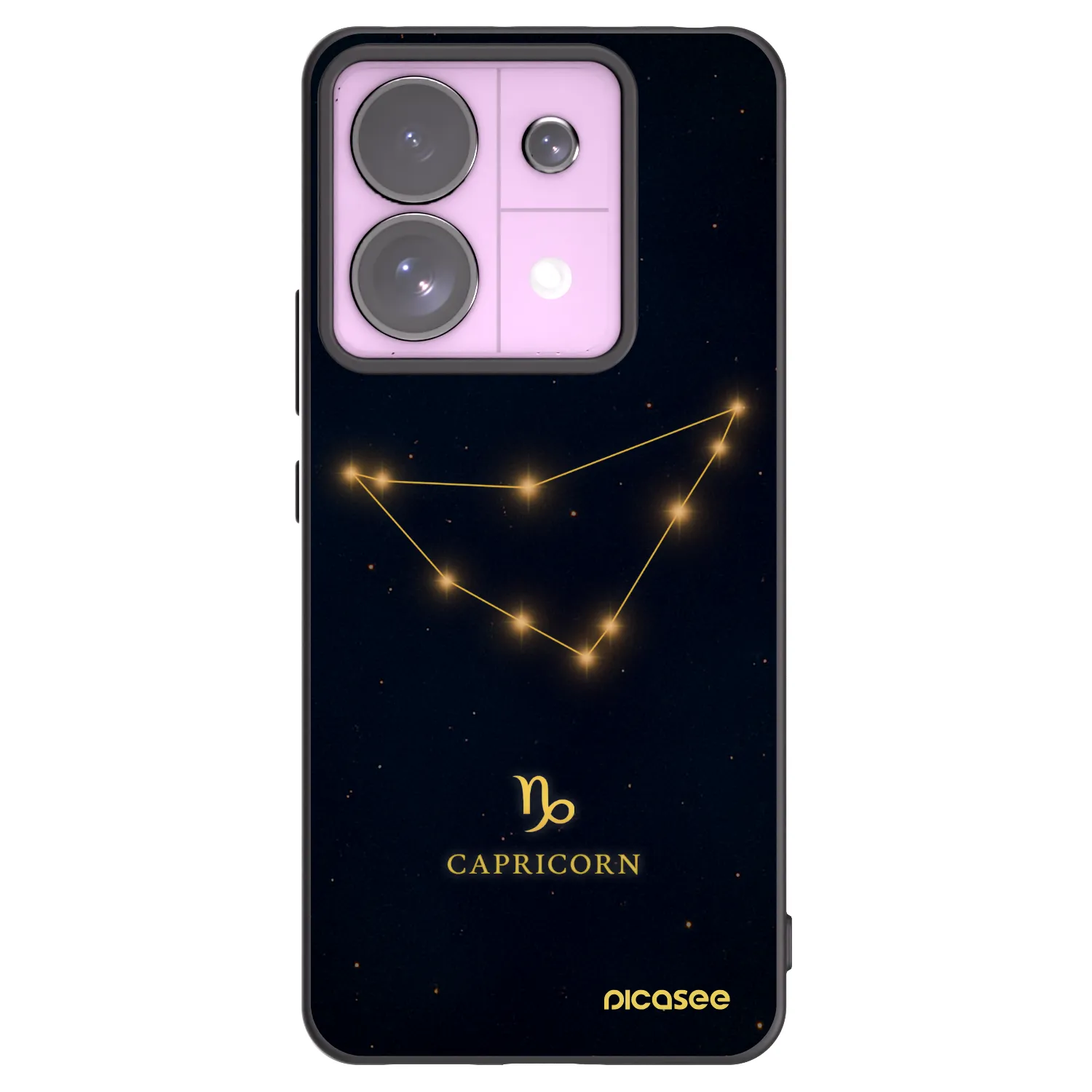 Picasee silikónový čierny obal pre Xiaomi Redmi Note 13 Pro 5G - CAPRICORN