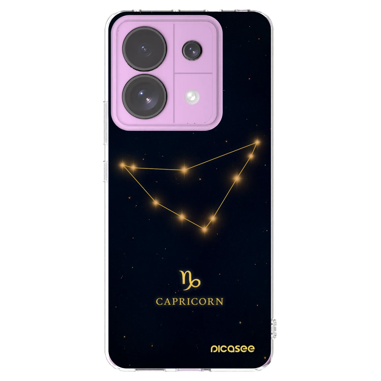 Picasee silikónový prehľadný obal pre Xiaomi Redmi Note 13 Pro 5G - CAPRICORN