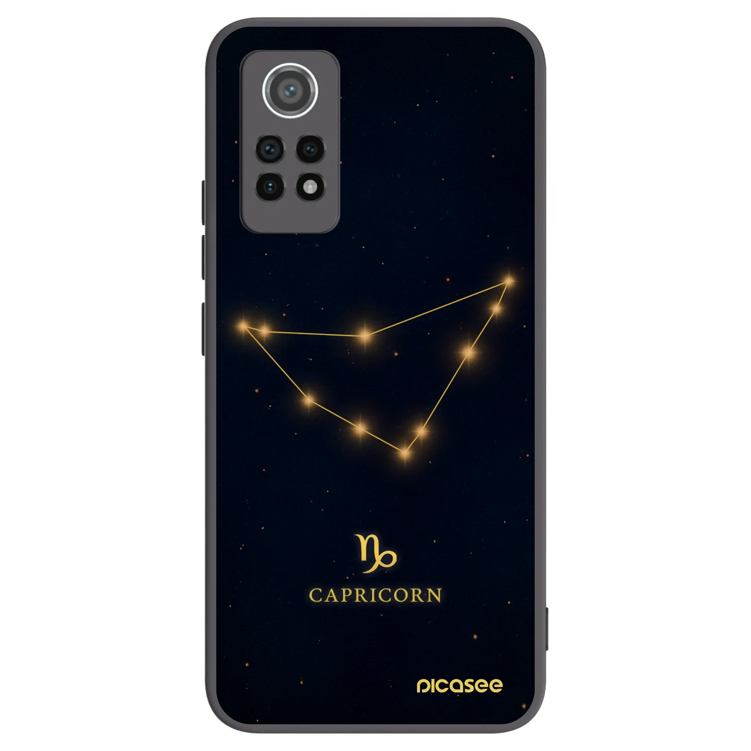 Picasee silikónový čierny obal pre Xiaomi Redmi Note 12 Pro 4G - CAPRICORN