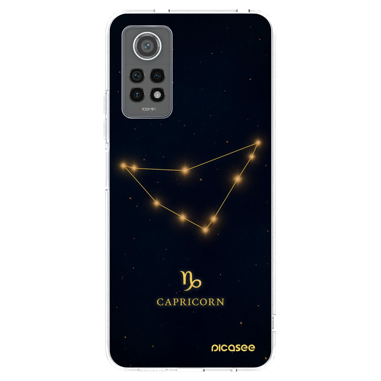 Picasee silikónový prehľadný obal pre Xiaomi Redmi Note 12 Pro 4G - CAPRICORN