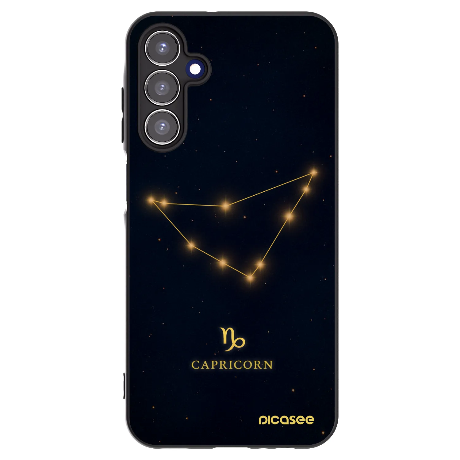 Picasee silikónový čierny obal pre Samsung Galaxy A15 A156B 5G - CAPRICORN