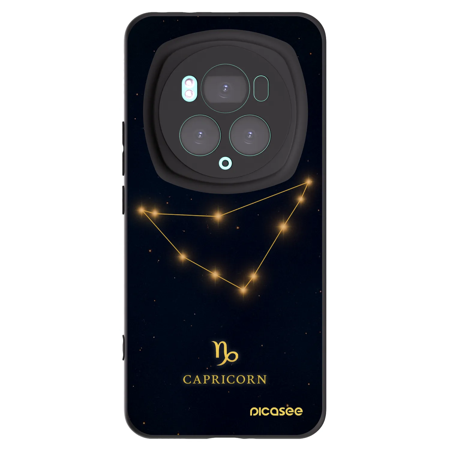 Picasee silikónový čierny obal pre Honor Magic6 Pro - CAPRICORN
