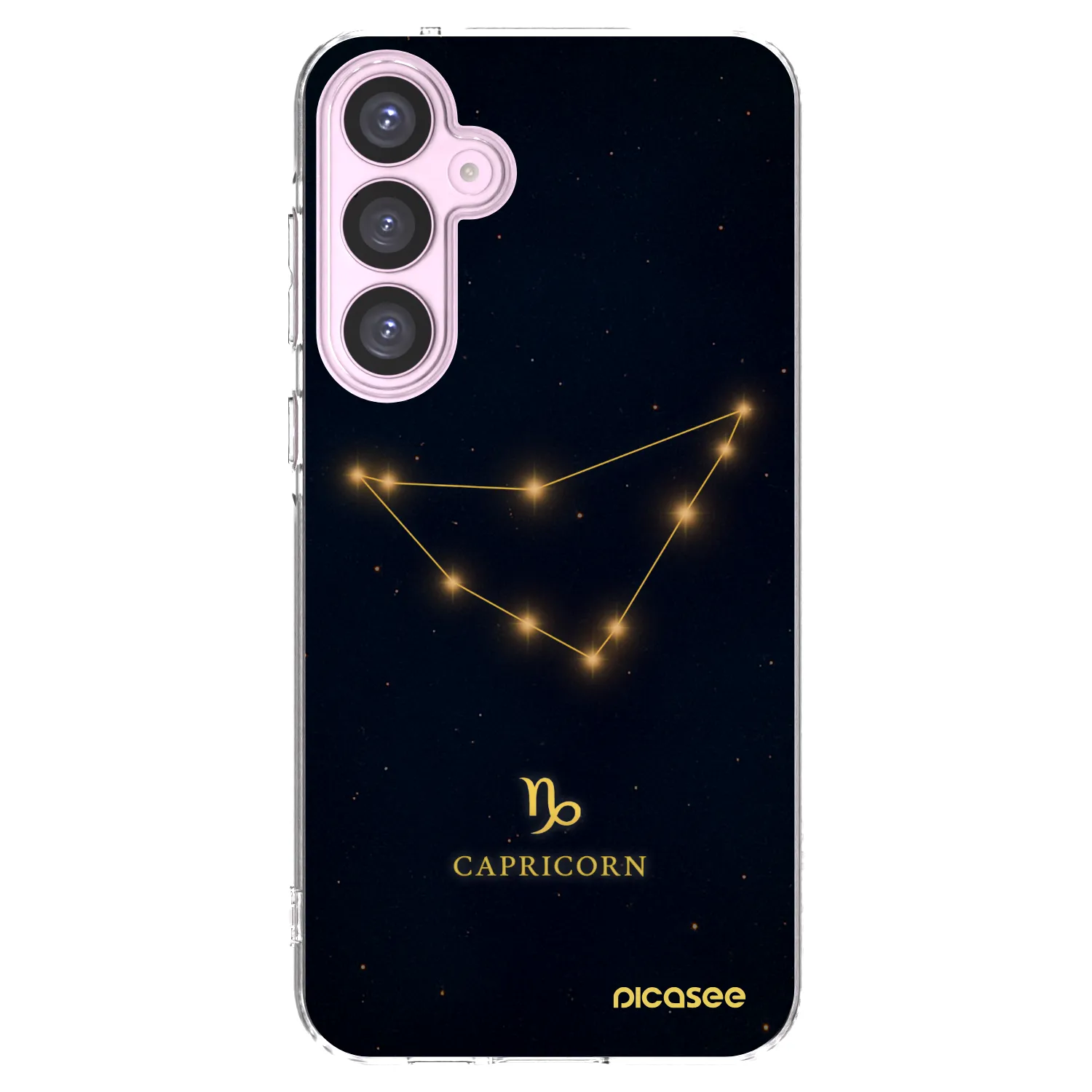 Picasee silikónový prehľadný obal pre Samsung Galaxy A55 5G A556B - CAPRICORN
