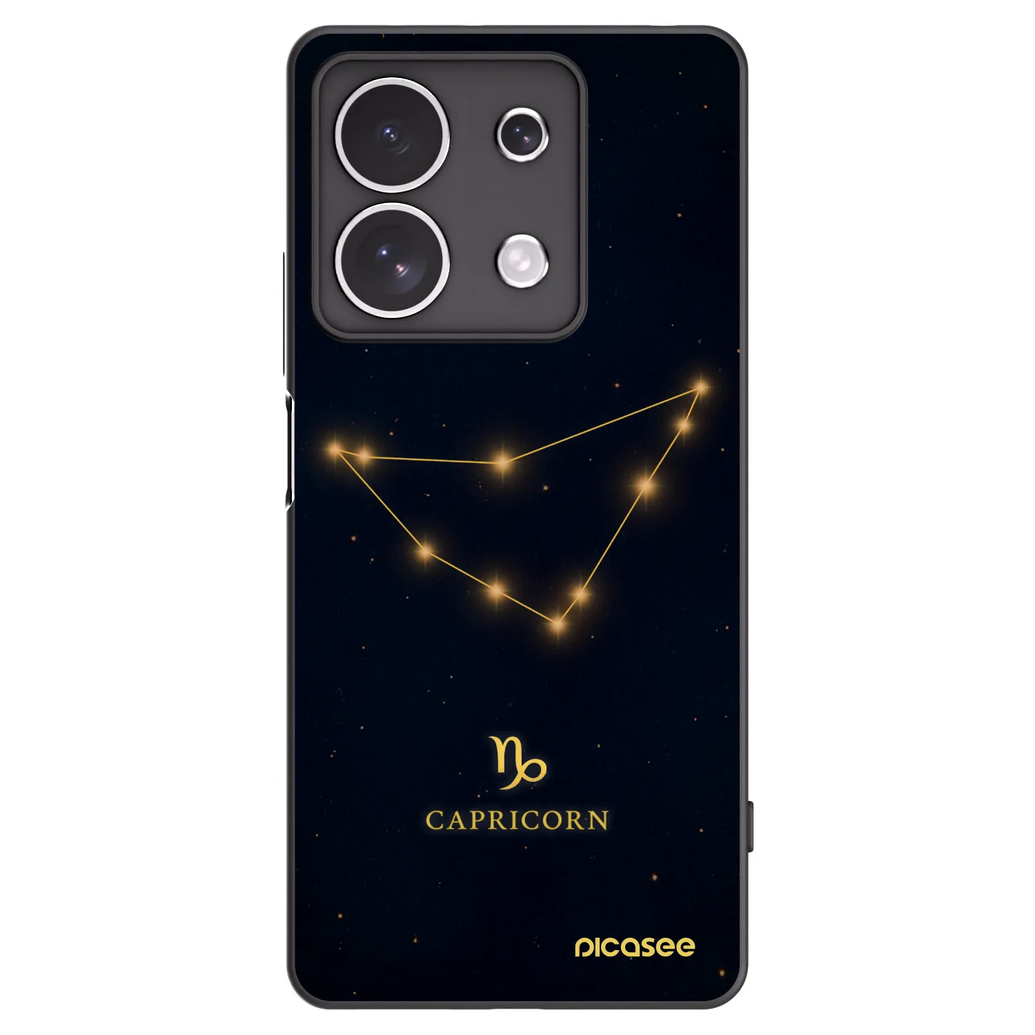 Picasee silikónový čierny obal pre Xiaomi Redmi Note 13 4G - CAPRICORN