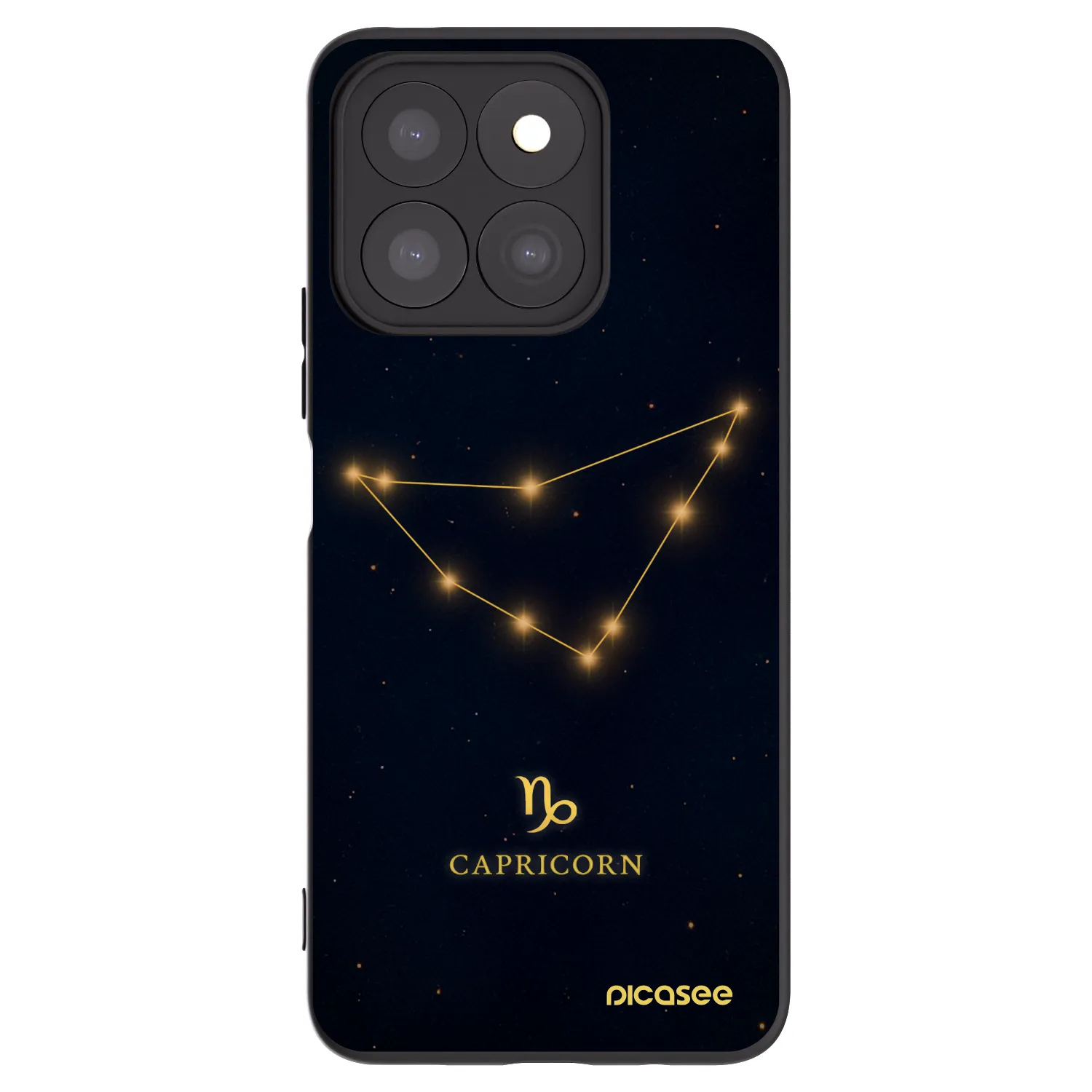 Picasee silikónový čierny obal pre Honor X8b - CAPRICORN