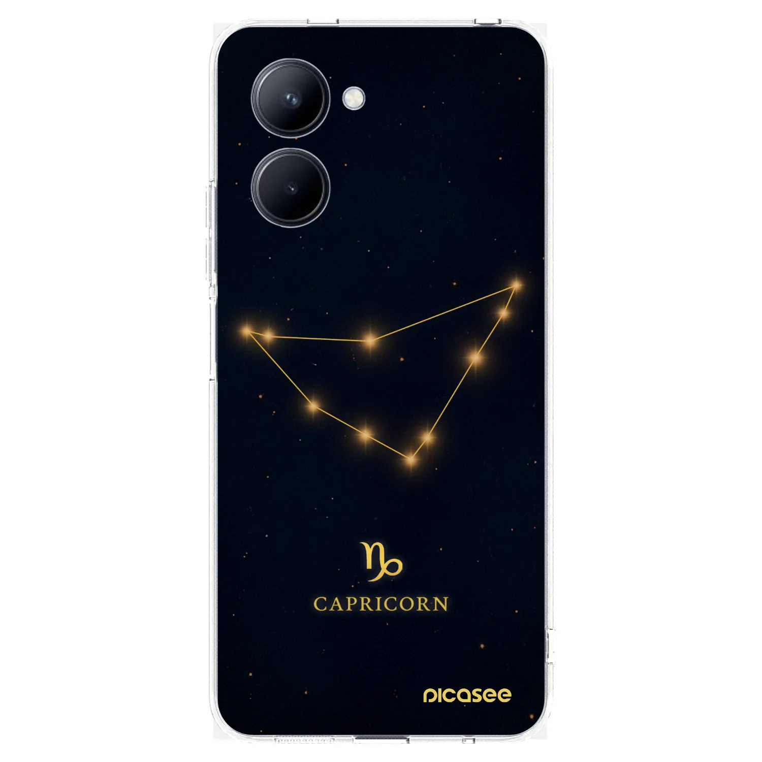 Picasee silikónový prehľadný obal pre Realme C33 (2023) - CAPRICORN