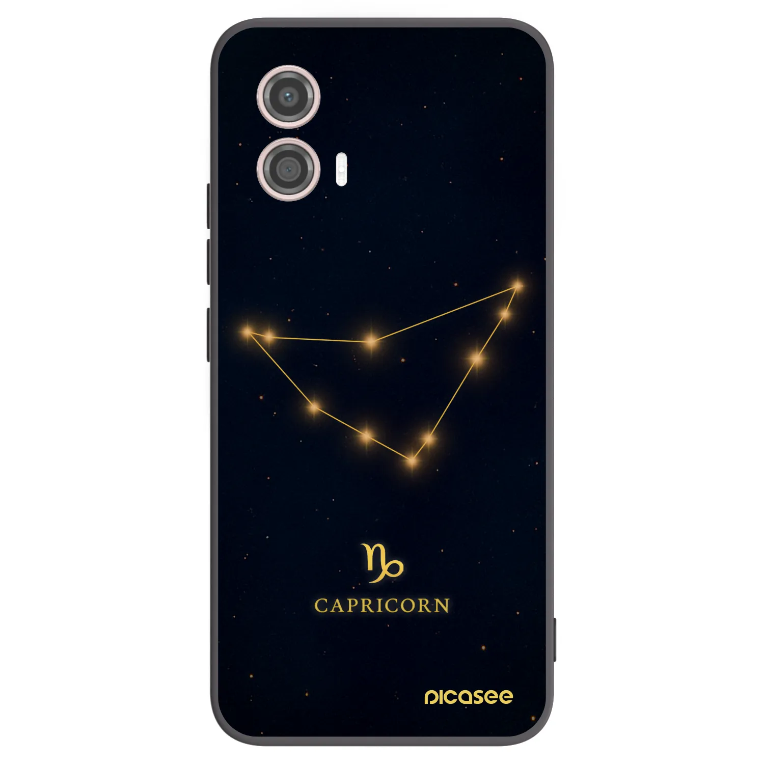 Picasee silikónový čierny obal pre Motorola Moto G53 5G - CAPRICORN