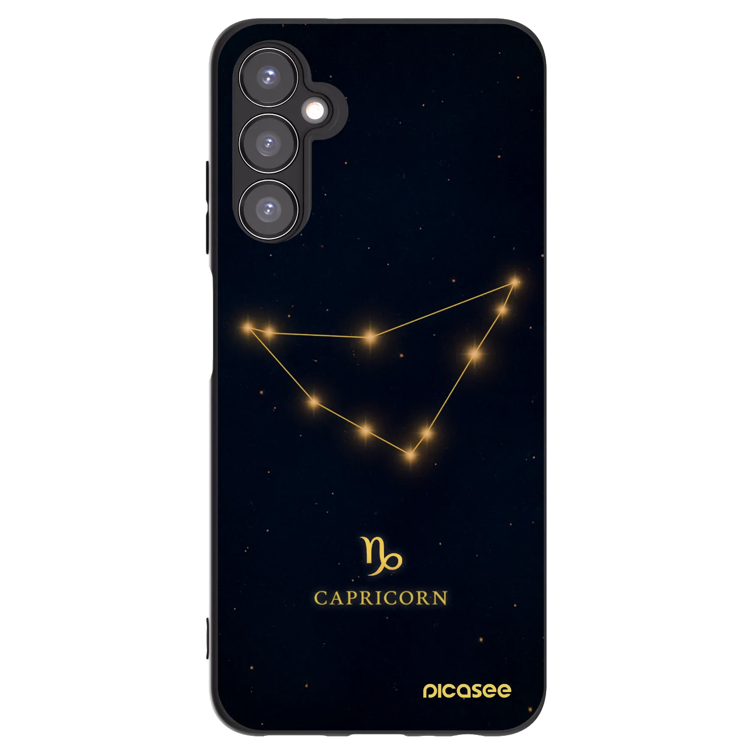 Picasee silikónový čierny obal pre Samsung Galaxy A05s A057G - CAPRICORN