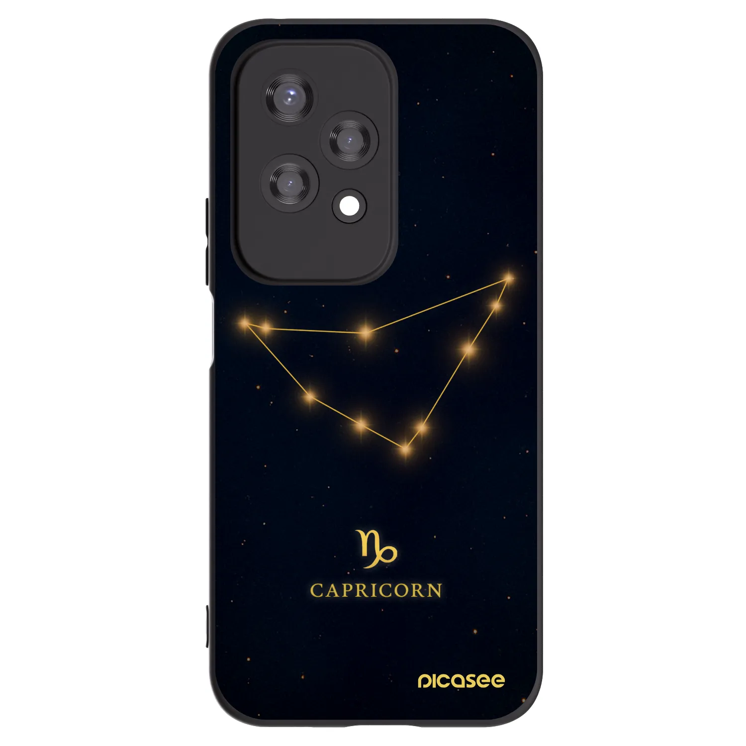 Picasee silikónový čierny obal pre Honor 200 Lite - CAPRICORN